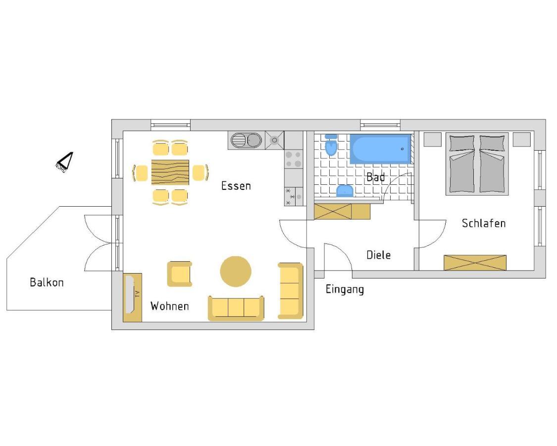 Haus Aquamarina - Fewo Mit Balkon Heringsdorf  Chambre photo